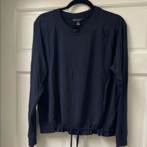 Navy Long Sleeve Top